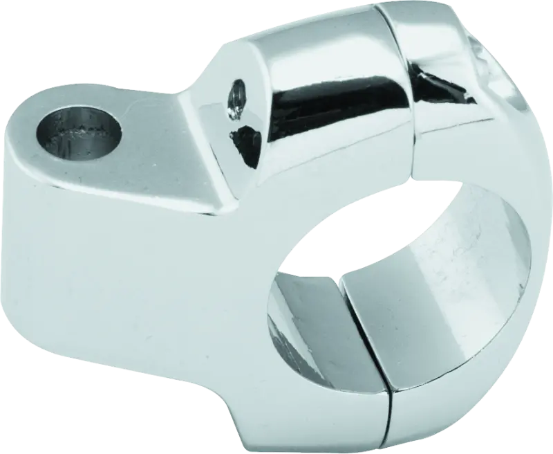 Bikers Choice Chrome Custom Mirror Clamp For 1 Inch Bar Universal 1