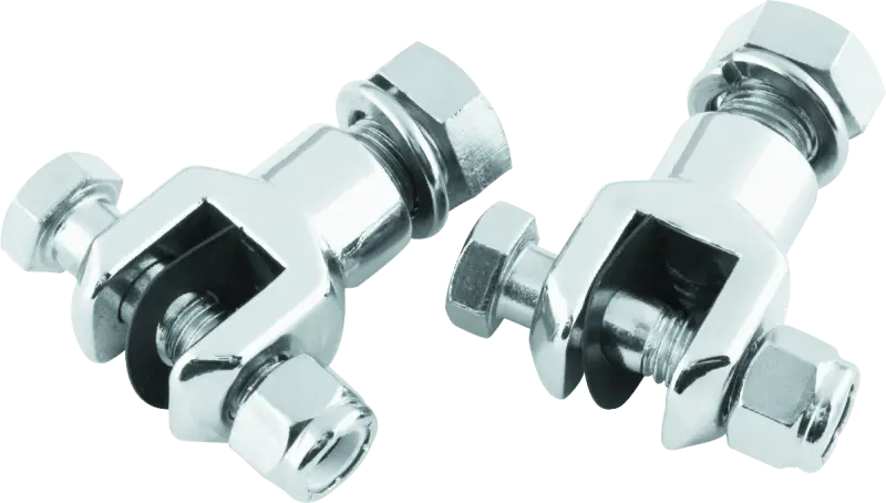 Bikers Choice L72-98 Big Twin/Xl Chrome Footpeg Clevis With Hardware 1/2-20 Male Peg (Pair) 1
