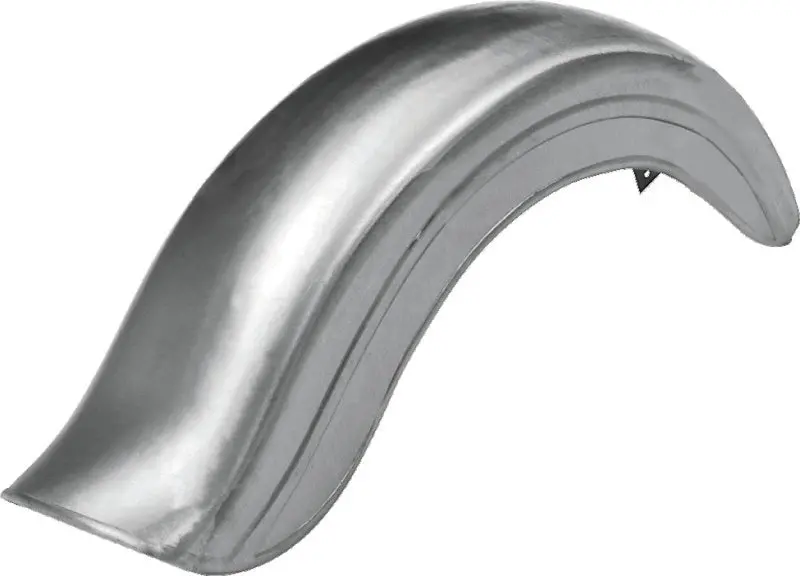 Bikers Choice Raw Fatbob Rear Fender Left Chain Cut Big Twin Custom 1