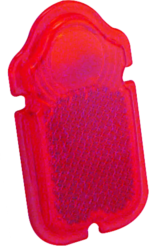 Bikers Choice Tombstone Tail Light Replacement Lens Red Plastic Lens Replaces H-D 68090-47 1