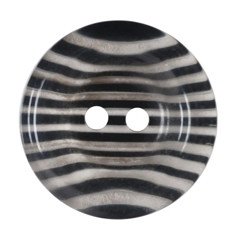 Black And White Stripey Buttons 1