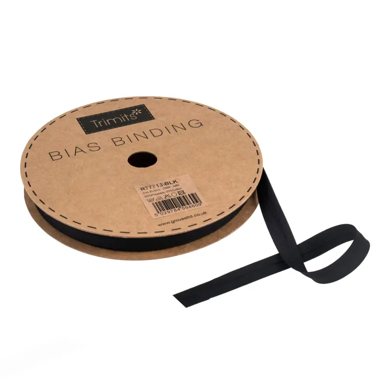 Black Bias Binding | Narrow 1