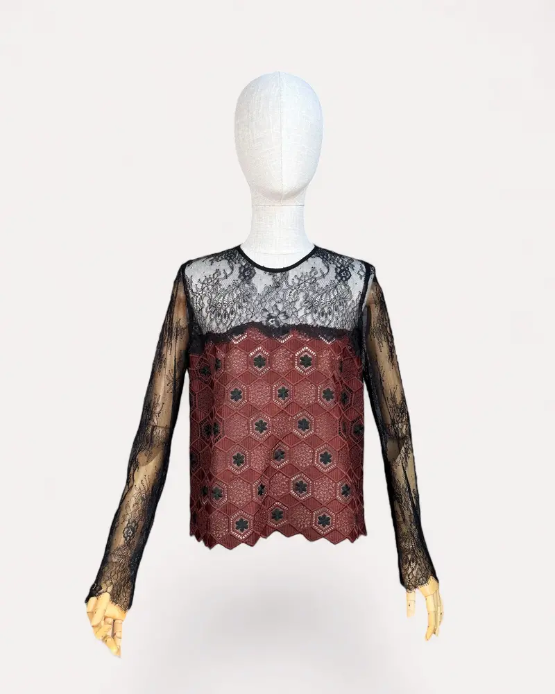 Blouse Dentelle Sandro Taille 2 1