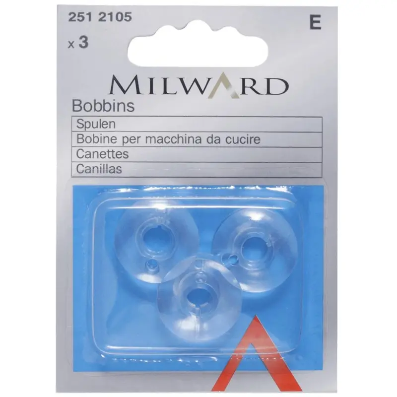 Bobbins For Singer - Concave Type (66K) Pack Of 3 1