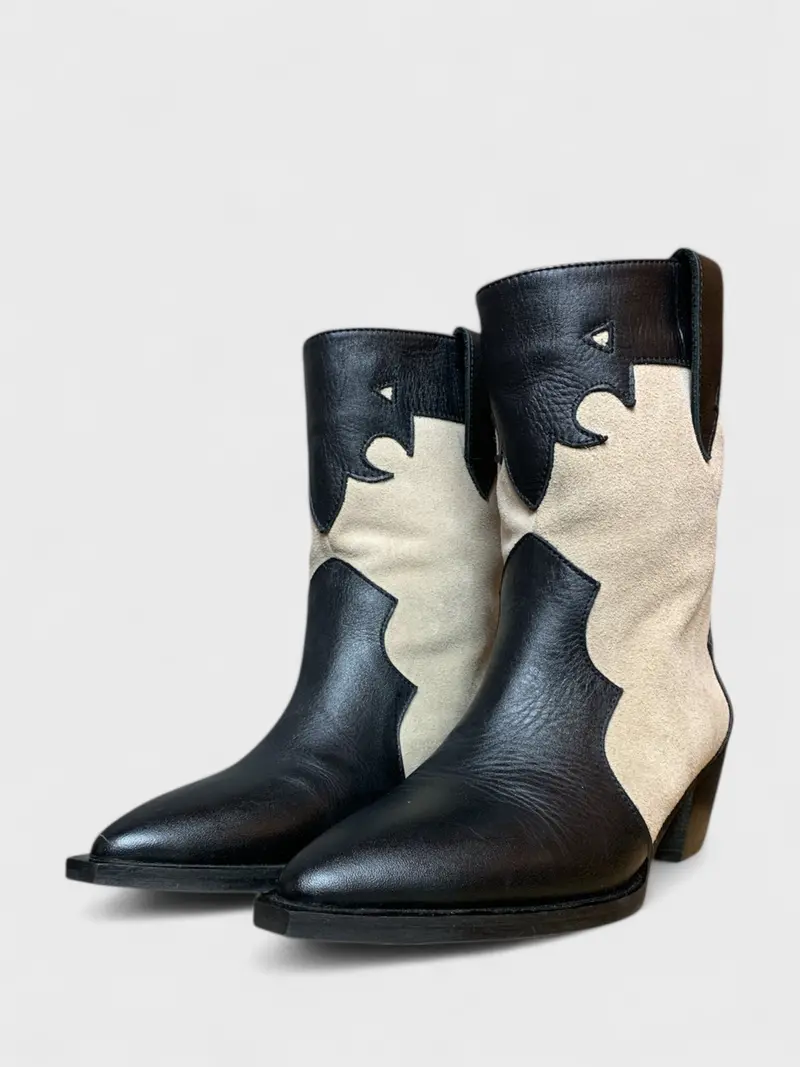 Bottes Cowboy Bicolores Ateliers , 36 1