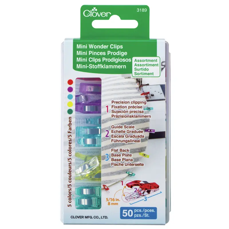 Box Of 50 Mini Wonder Clips By Clover 1