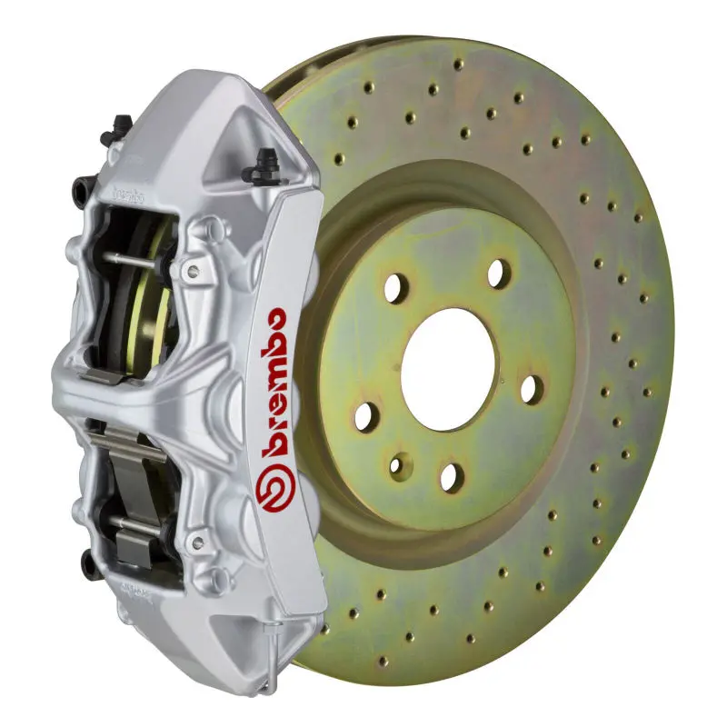 Brembo 05-14 Mustang Gt Excl Non-Abs Equipped Fr Gt Bbk 6Pist Cast 355X32 1Pc Rtr Slot Type1-Black 1