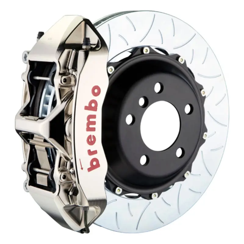 Brembo 84-87 Testarossa Front Gtr Bbk 6 Piston Billet380x32 2Pc Rotor Slotted Type-3- Nickel Plated 1