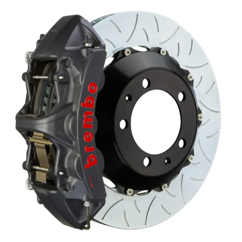 Brembo 84-87 Testarossa Front Gts Bbk 6 Piston Cast 380X32 2Pc Rotor Slotted Type-3-Black Ha 1