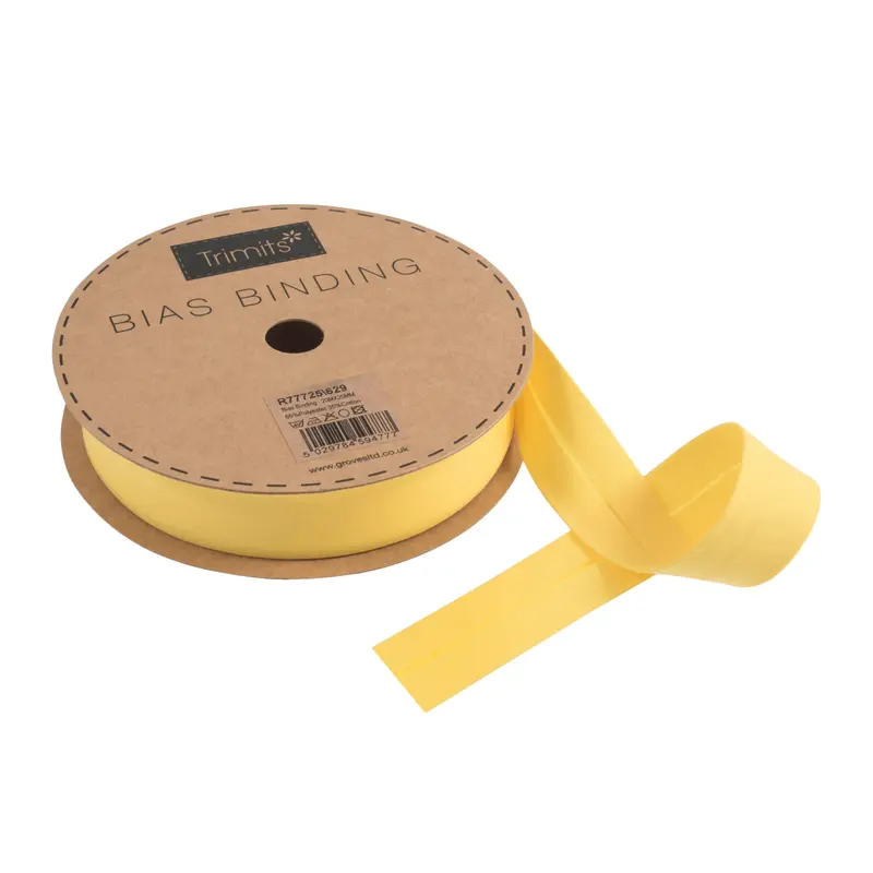 Bright Yellow Bias Binding | 25Mm Width 1