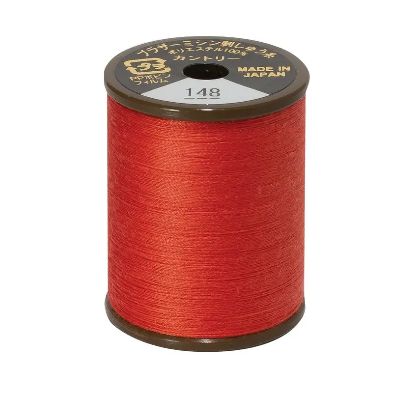 Brother Country Embroidery Thread, 148 Vermillion 1
