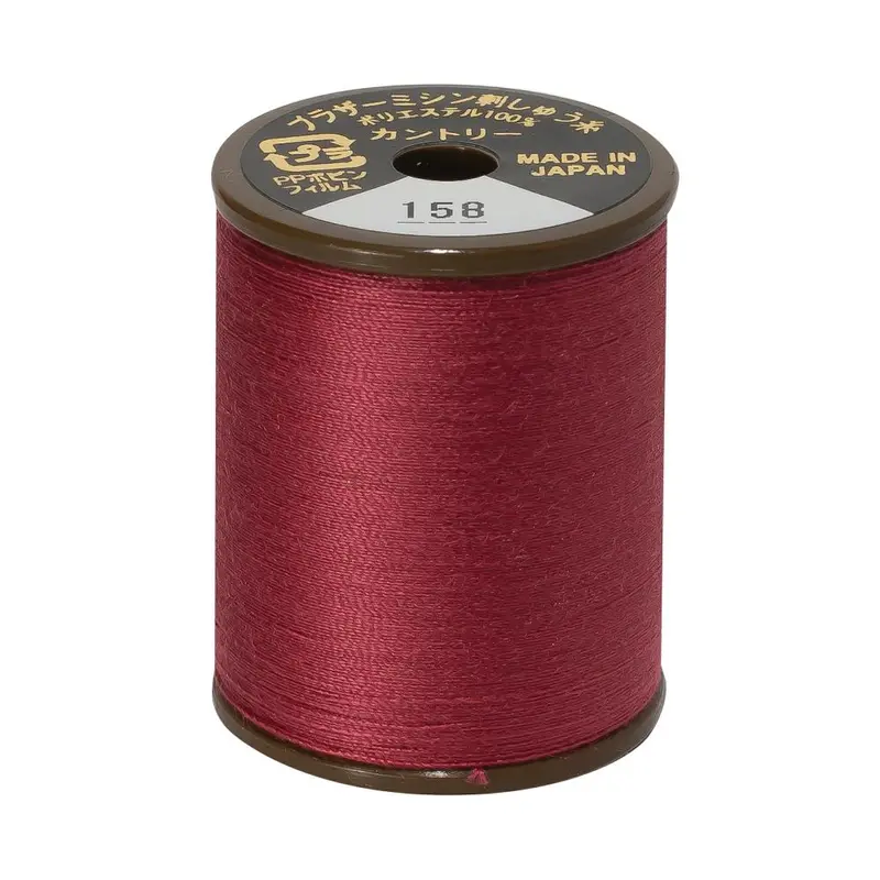 Brother Country Embroidery Thread, 158 Carmine 1