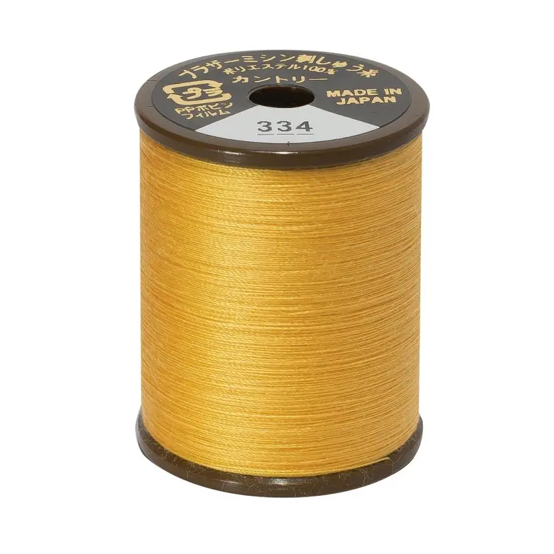 Brother Country Embroidery Thread, 334 Harvest Gold 1