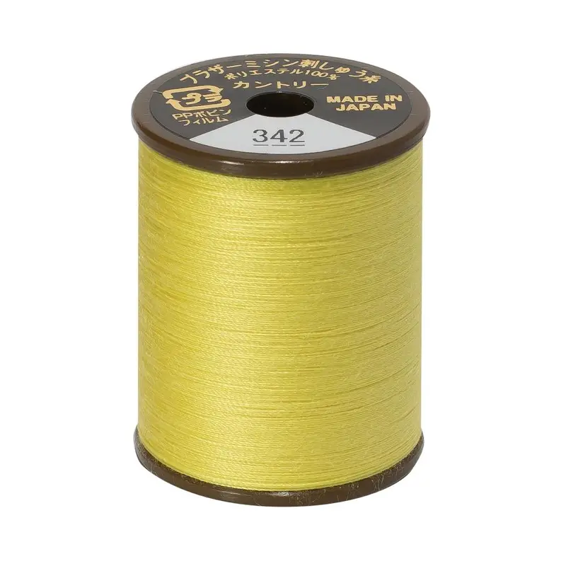 Brother Country Embroidery Thread, 342 Lemon Yellow 1