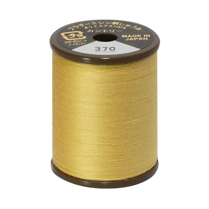 Brother Country Embroidery Thread, 370 Cream Brown 1