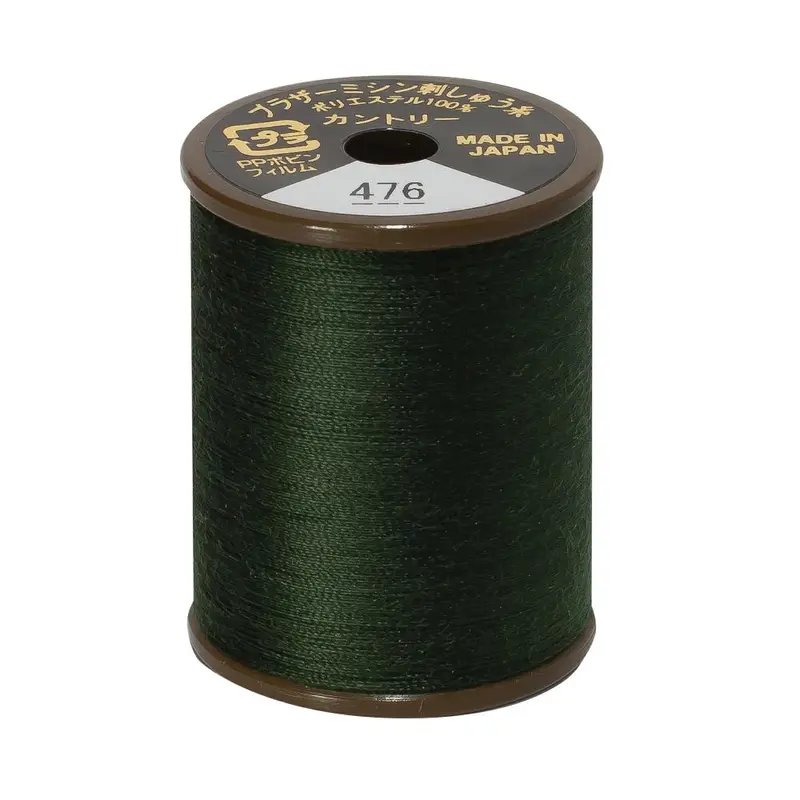 Brother Country Embroidery Thread, 476 Olive Green 1