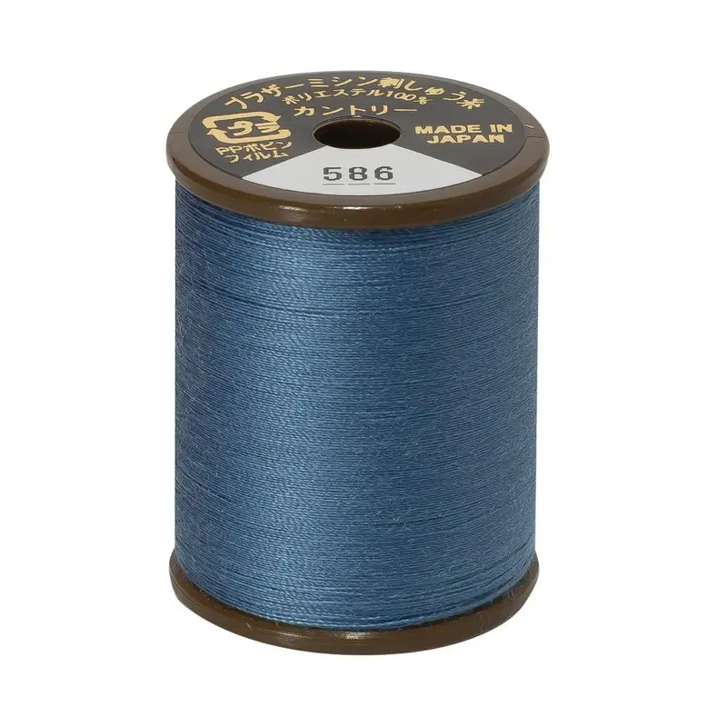 Brother Country Embroidery Thread, 586 Blue 1