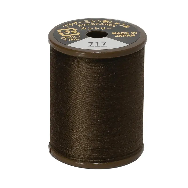 Brother Country Embroidery Thread, 717 Dark Brown 1