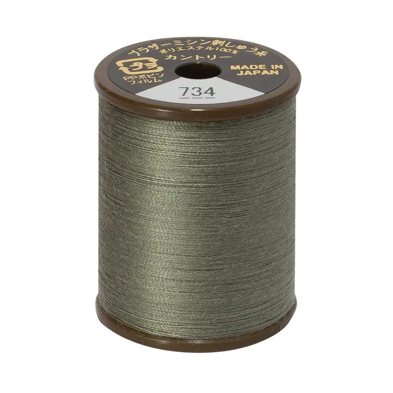 Brother Country Embroidery Thread, 734 Grey 1