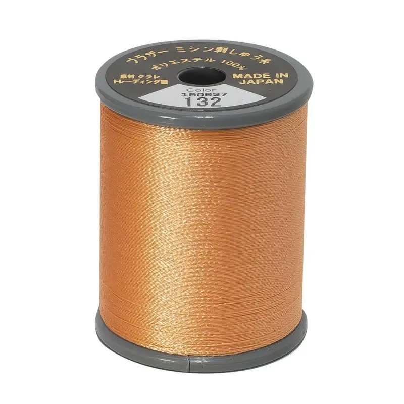 Brother Embroidery Flesh Tone Thread 132 Peach 1