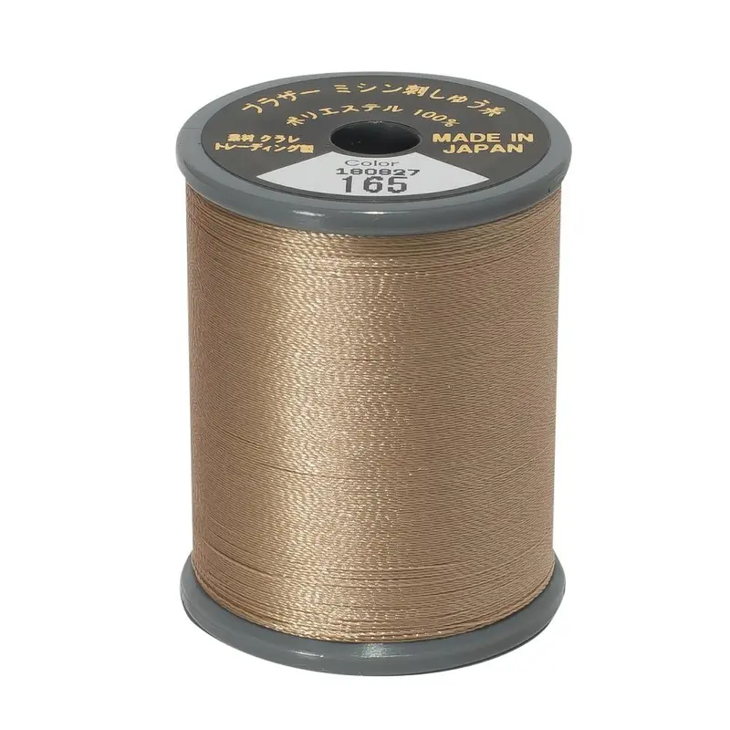 Brother Embroidery Flesh Tone Thread 165 Light Beige 1
