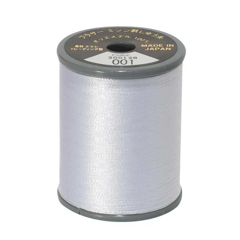 Brother Embroidery Thread 001 White 1