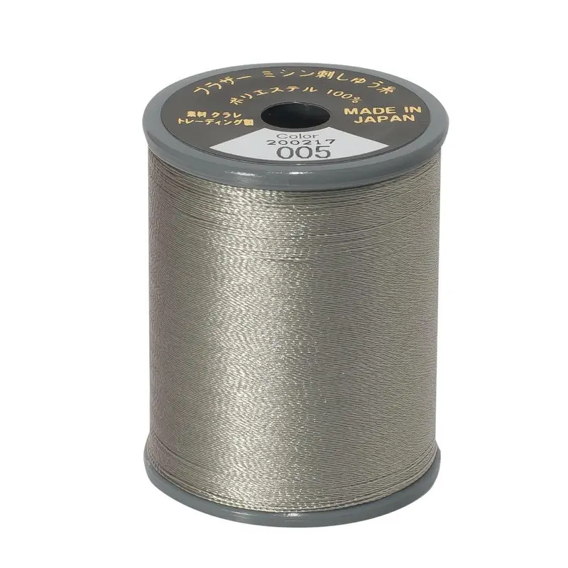 Brother Embroidery Thread 005 Silver Grey 1