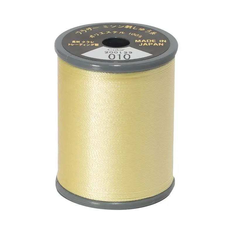 Brother Embroidery Thread 010 Butter 1
