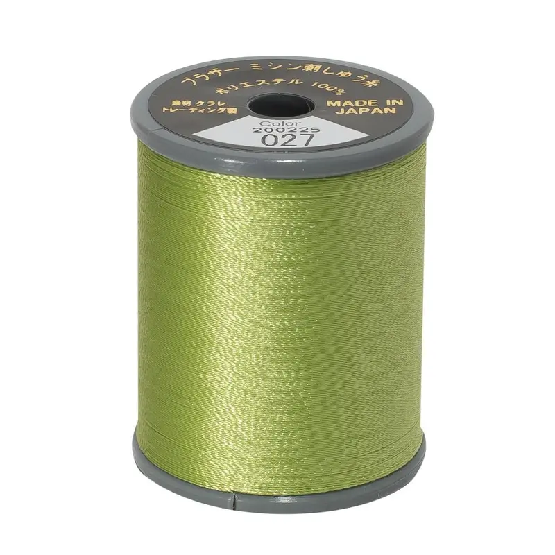 Brother Embroidery Thread 027 Fresh Green 1