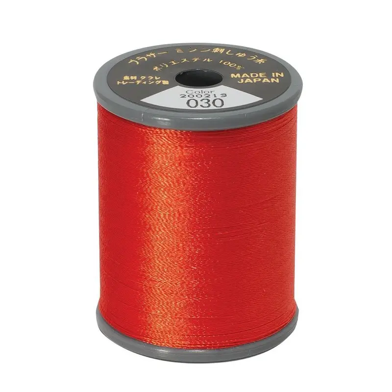 Brother Embroidery Thread 030 Vermillion 1