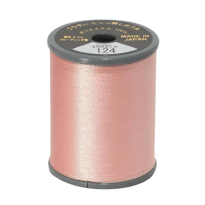 Brother Embroidery Thread 124 Fresh Pink 1