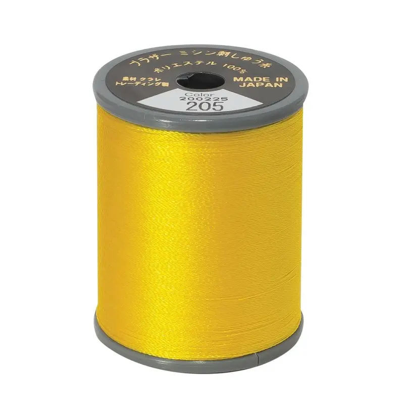 Brother Embroidery Thread 205 Yellow 1