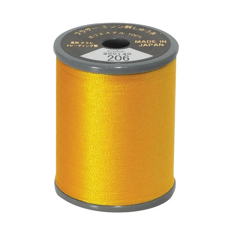 Brother Embroidery Thread 300M #206 Harvest Gold 1