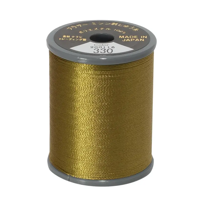 Brother Embroidery Thread 330 Russet Brown 1
