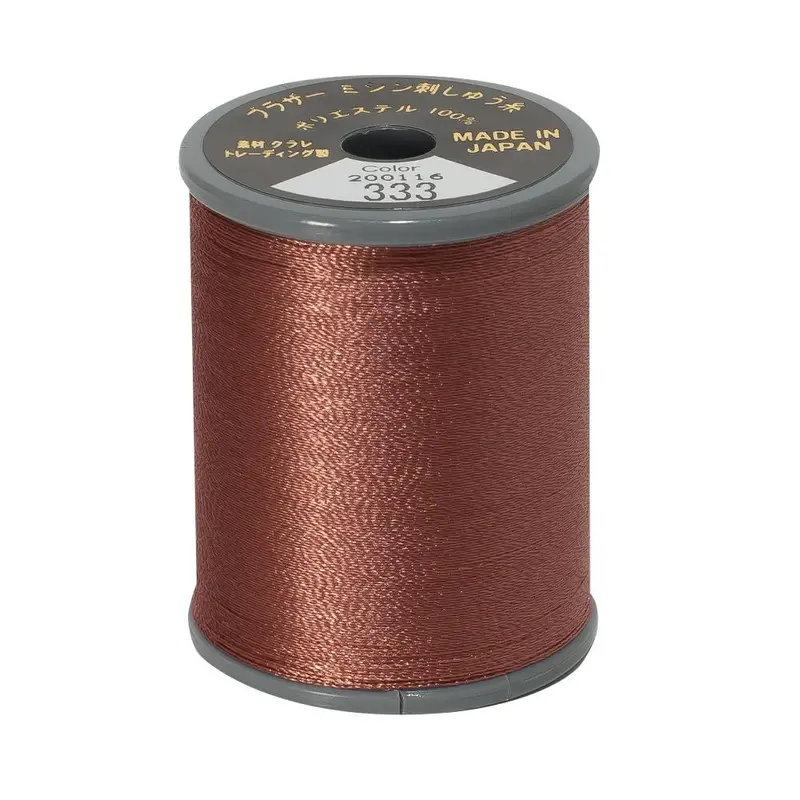 Brother Embroidery Thread 333 Amber Red 1