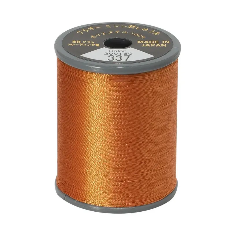 Brother Embroidery Thread 337 Rust 1