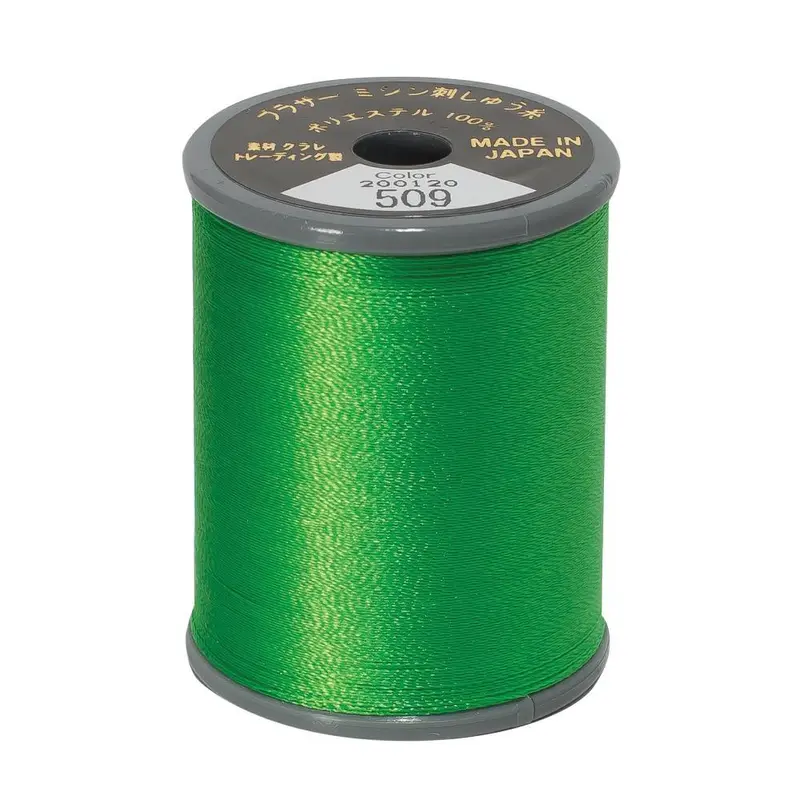 Brother  Embroidery Thread 509 Leaf Green 1