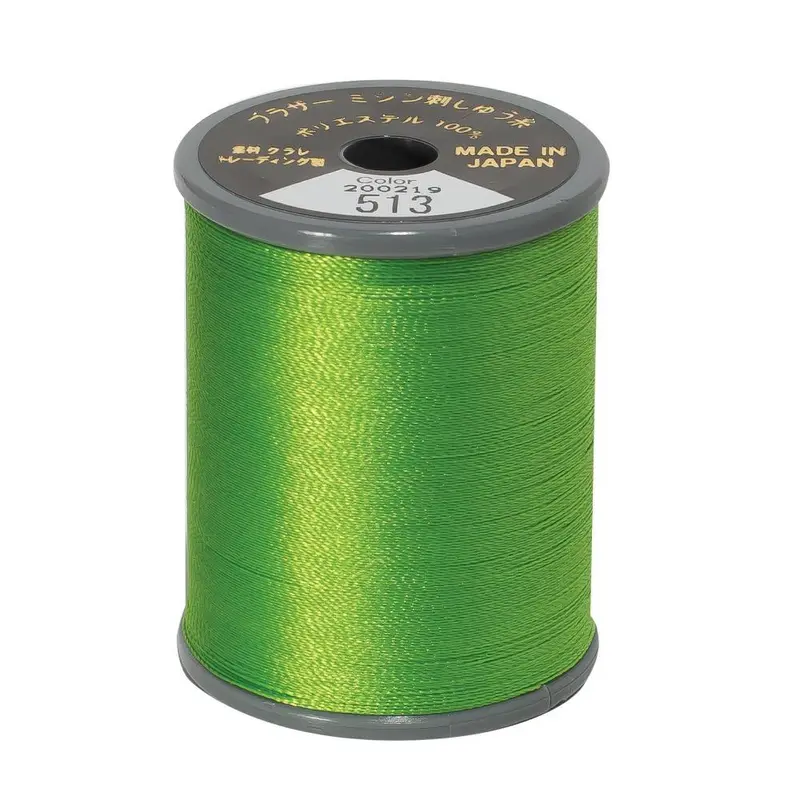 Brother Embroidery Thread 513 Lime Green 1