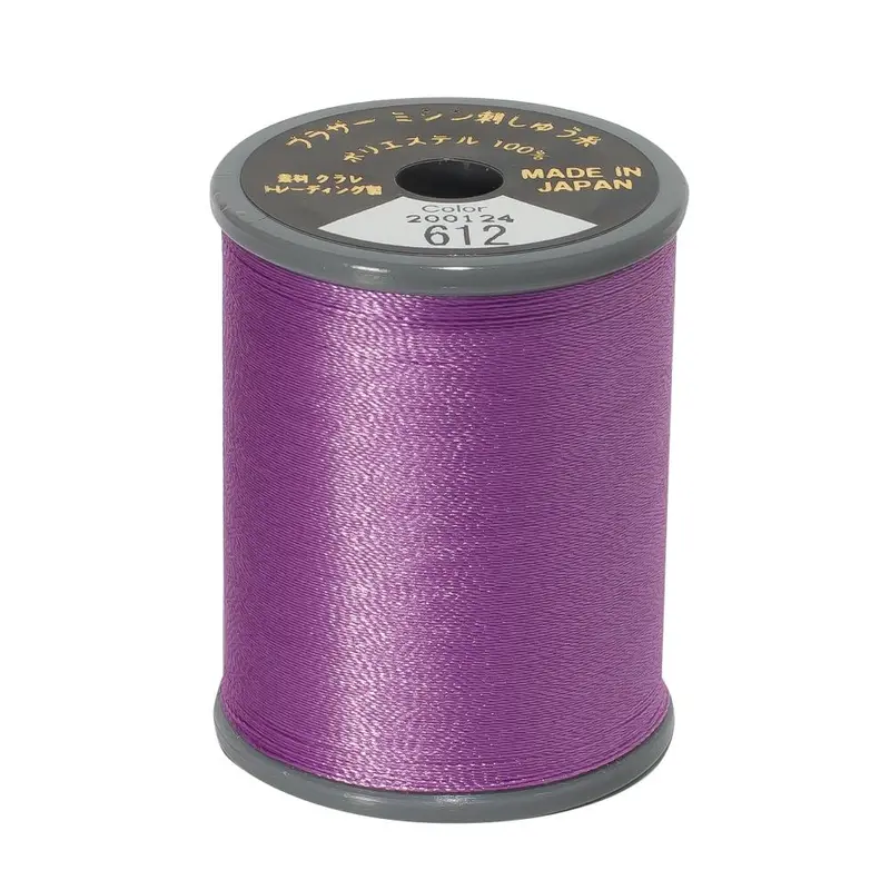 Brother Embroidery Thread 612 Purple 1