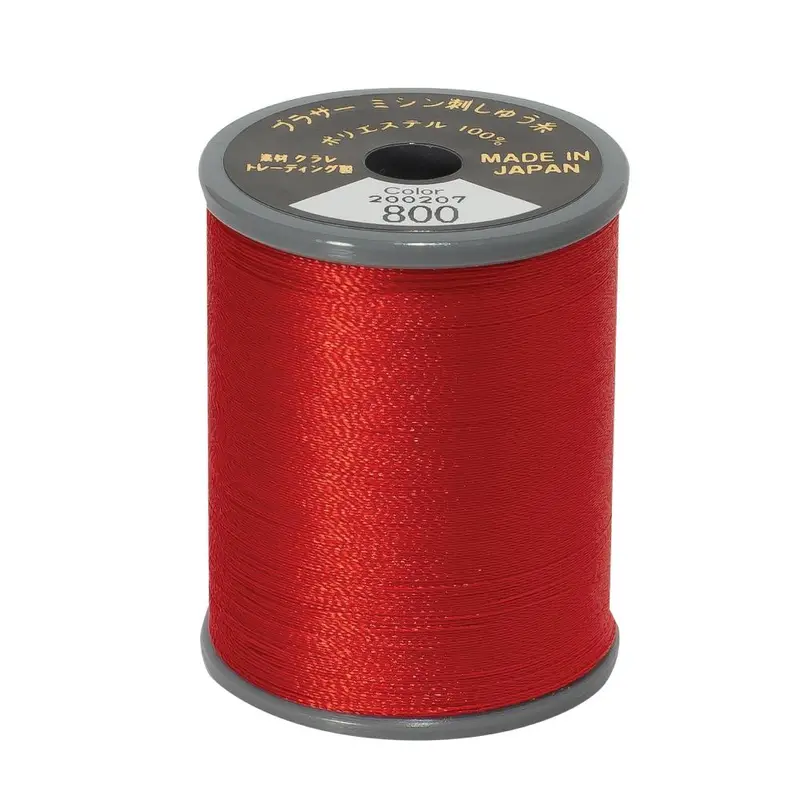 Brother Embroidery Thread 800 Red 1