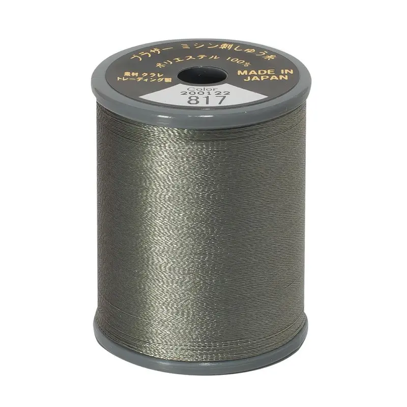 Brother Embroidery Thread 817 Grey 1