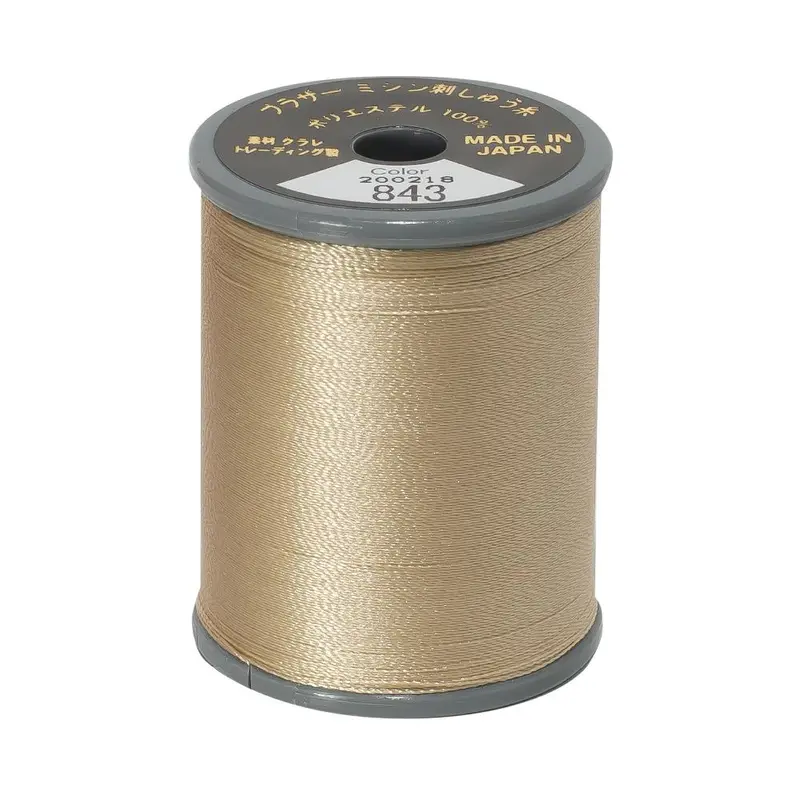 Brother Embroidery Thread 843 Beige 1