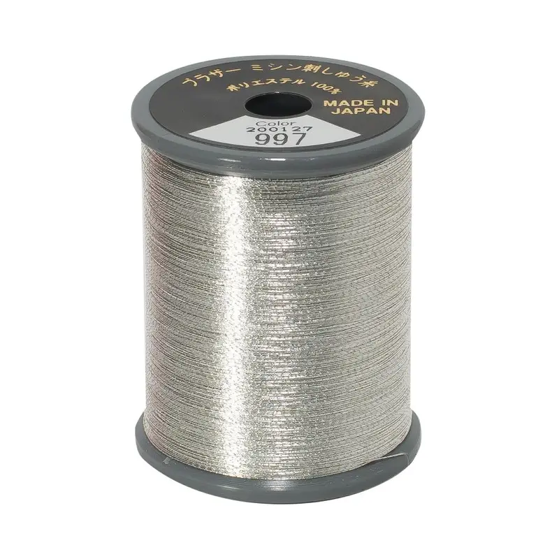 Brother Embroidery Thread 997 Silver 1