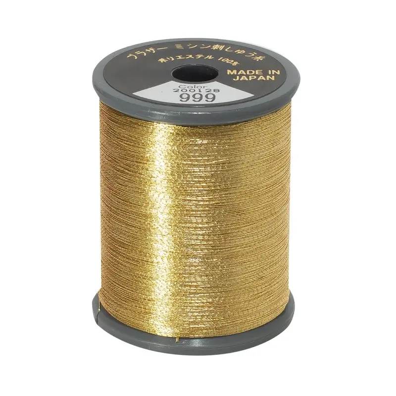 Brother Embroidery Thread 999 Gold 1