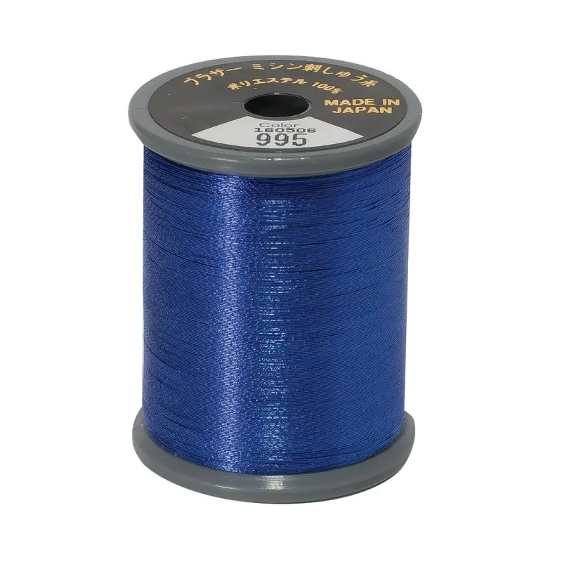 Brother Metallic Embroidery Thread Blue  995 1