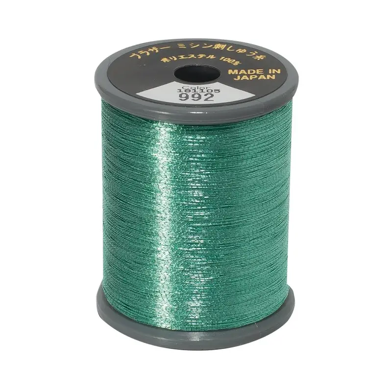 Brother Metallic Embroidery Thread Peppermint 992 1