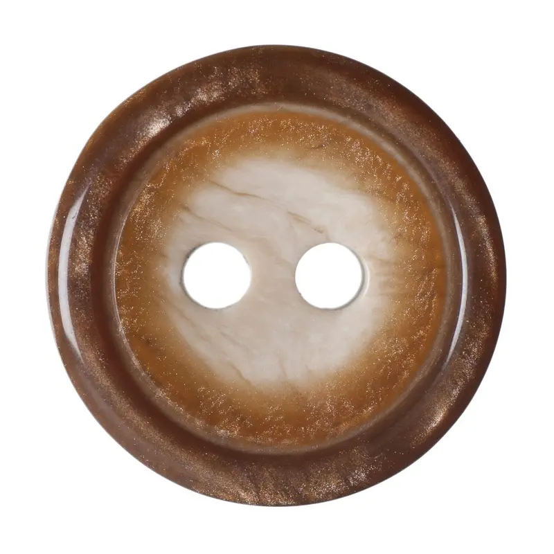 Brown Round Rimmed Buttons 1