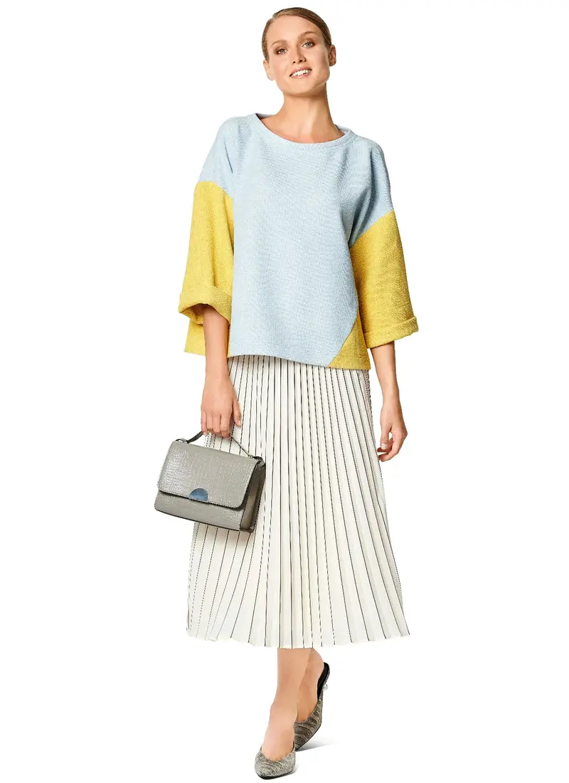 Burda 6203 Sweatshirt Sewing Pattern 1
