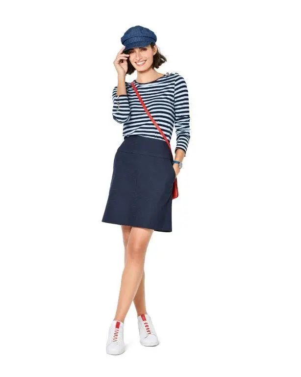 Burda 6235 Skirt With Pockets Sewing Pattern 2