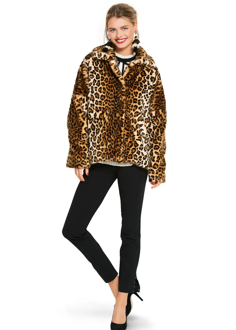 Burda 6359 Women's Fake Fur Coat Sewing Pattern 1